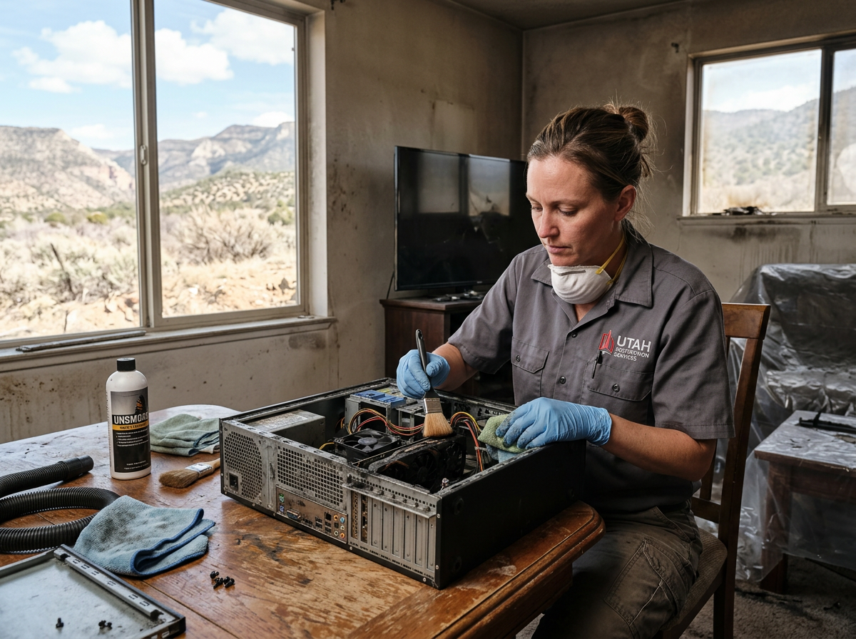Cleaning Electronics After Smoke Exposure in Payson Homes