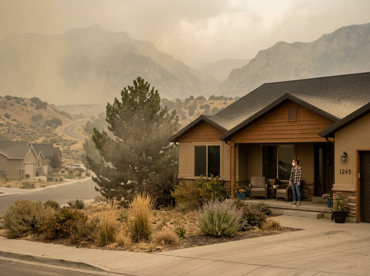 Local Wildfire Smoke Effects on Homes in Southern Utah County