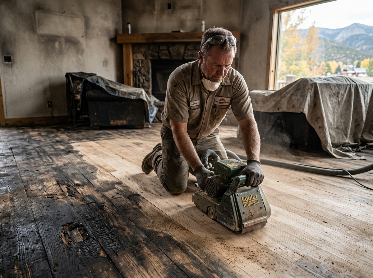 Restoring Hardwood Floors After Fire Damage in Payson