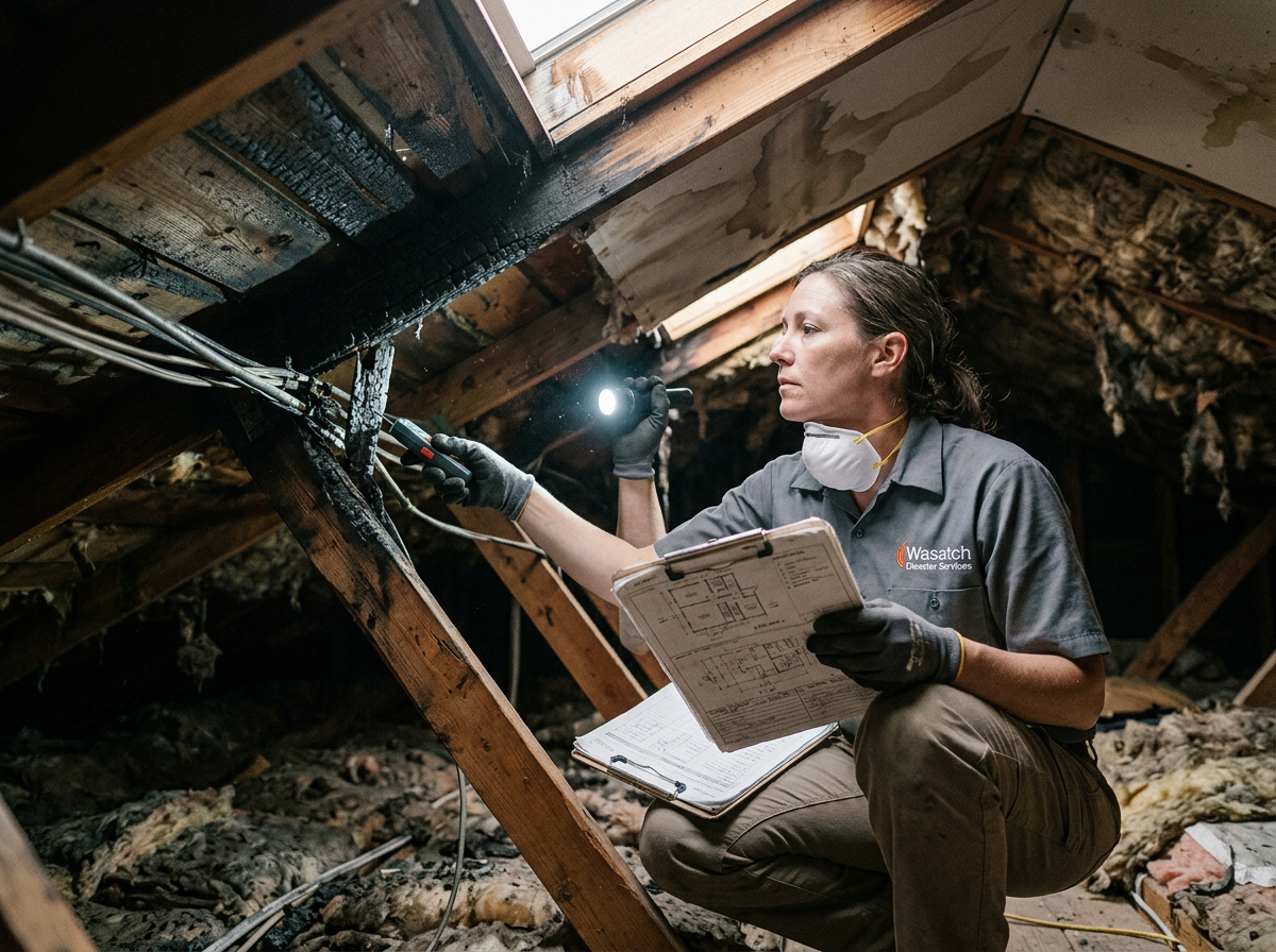 Step-by-Step Guide to Assessing Fire Damage in Your Payson Attic