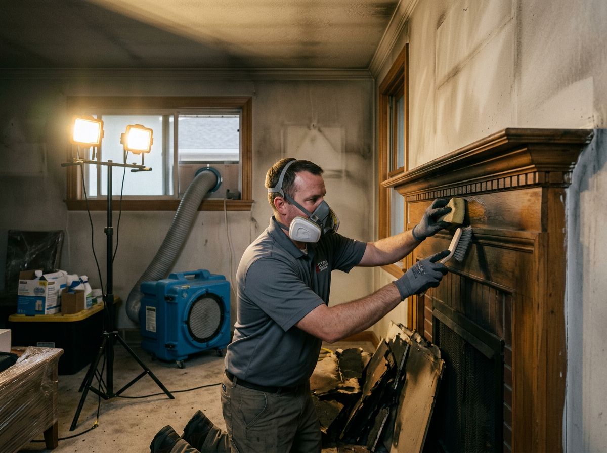 fire and smoke damage restoration in Lewiston